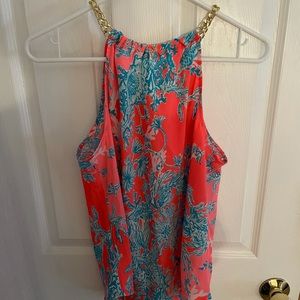 NWT Lilly Pulitzer Coral Spritz Cabana Top